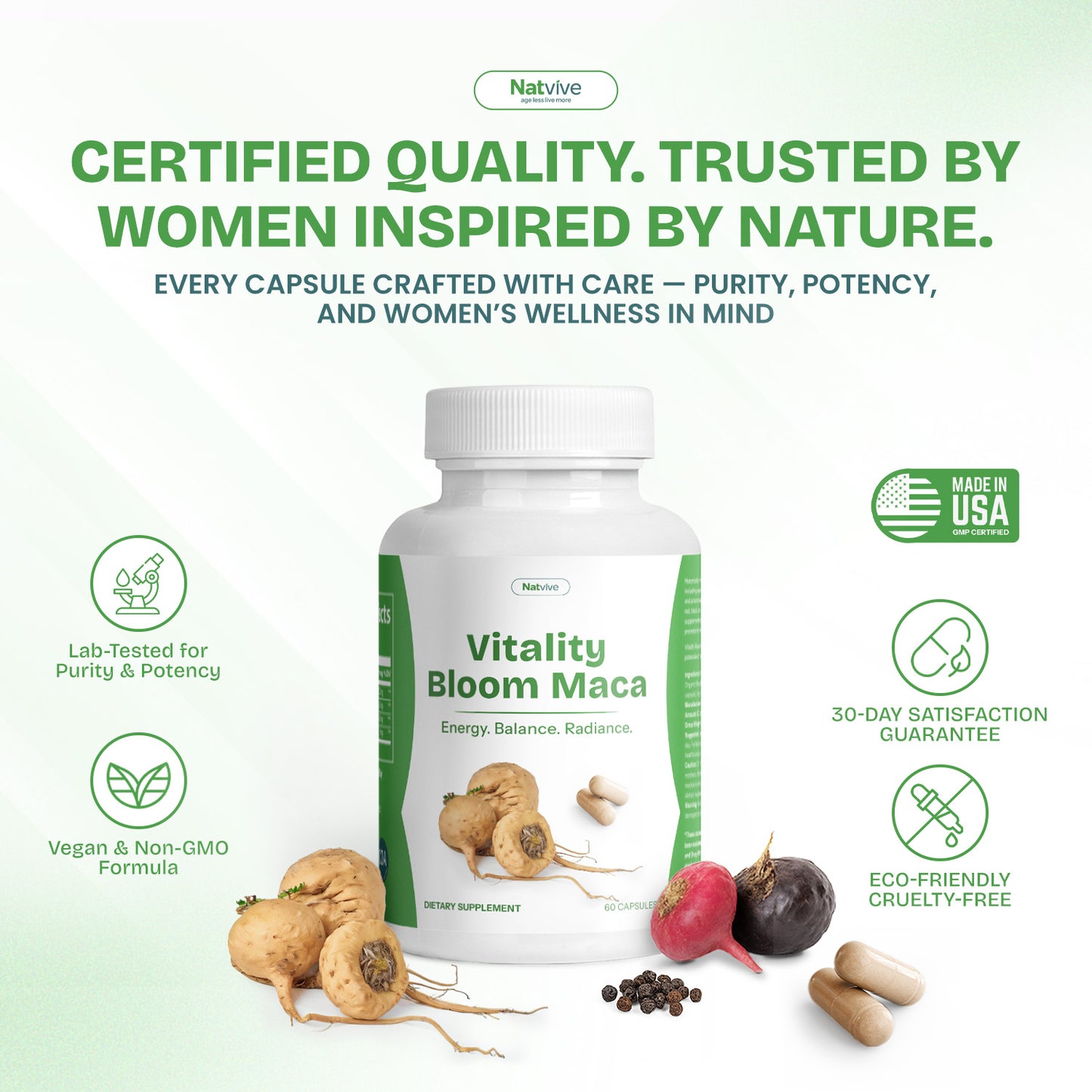 Ancient Peruvian Maca — Rooted in Tradition, Crafted for Modern Balance